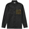 Gosha Rubchinskiy Camo Pocket Military Shirt In Black