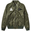 Gosha Rubchinskiy Logo Patch Bomber Jacket - Green In Green