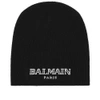 BALMAIN Balmain Embroidered Logo Beanie,W8HA622M381B-17670