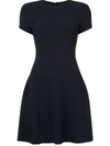 THEORY THEORY FITTED DRESS - BLACK