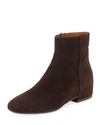 Aquatalia Ulyssa Waterproof Suede Ankle Boots With Hidden Wedge In Espresso