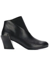 UNITED NUDE UNITED NUDE UNITED NUDE X ISSEY MIYAKE ROUND TOE ANKLE BOOTS - BLACK