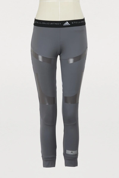 Adidas By Stella Mccartney Ultra Running Tights In Granit