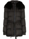 MR & MRS ITALY MR & MRS ITALY BELTED PUFFER JACKET - BLACK