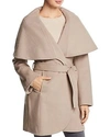 T TAHARI MARLA OVERSIZED SHAWL COLLAR COAT,N6620125