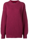 DEPARTMENT 5 DEPARTMENT 5 OVERSIZED KNIT SWEATER - RED