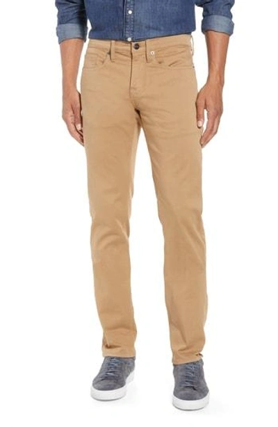 Frame L'homme Slim Fit Chino Pants In Sand Stone
