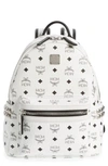 Mcm Small Stark Side Stud Backpack - Grey In Phantom Grey