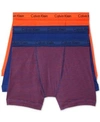 CALVIN KLEIN MEN'S COTTON STRETCH BOXER BRIEFS 3-PACK NU2666