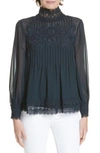 TED BAKER CAILLEY LACE TOP,WC8W-GW2R-CAILLEY