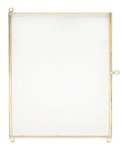 Doing Goods Small Flat Brass Photo Frame In Gold-tone