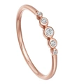 ASTLEY CLARKE ROSE GOLD ICON NOVA MINI DIAMOND RING,000605235