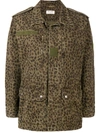 SAINT LAURENT leopard print jacket