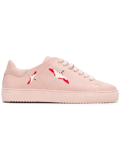 Axel Arigato Clean 90  Embroidery Sneakers In Pink