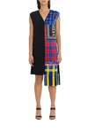 VERSACE A-LINE DRESS WITH FRINGE,10686191