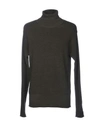 Roberto Collina Turtlenecks In Military Green