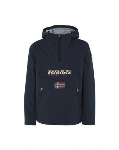 Napapijri Rainforest Pocket Man Jacket Midnight Blue Size L Polyamide