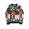 Gosha Rubchinskiy Camo Jacquard Knit Sweater In Multicolor