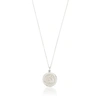 Lily & Roo Small Sterling Silver St Christopher Charm Necklace In Charm