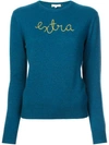 LINGUA FRANCA EXTRA EMBROIDERED SWEATER