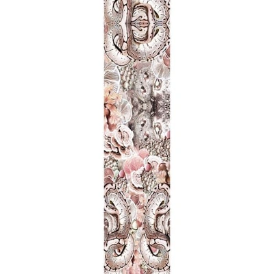 Cassandra Hone Snakes & Coral Skinny Scarf