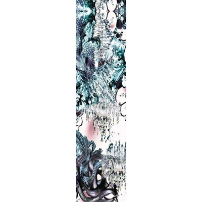 Cassandra Hone Snakes & Chandeliers Skinny Scarf
