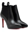 CHRISTIAN LOUBOUTIN CROCHINETTA 100 LEATHER ANKLE BOOTS,P00295527