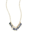 ILA Maisie Blue & White Sapphire Necklace