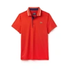 LACOSTE MEN'S SPORT LETTERING STRETCH TECHNICAL JERSEY GOLF POLO SHIRT
