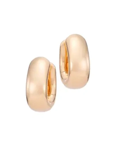 Pomellato 18k Rose Gold Iconica Polished Hoop Earrings