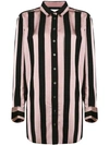 MARQUES' ALMEIDA striped longline shirt