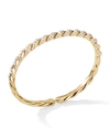David Yurman Paveflex Bracelet In 18k Gold With Diamonds