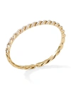 David Yurman Paveflex Bracelet In 18k Gold With Diamonds
