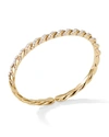 David Yurman Paveflex Bracelet In 18k Gold With Diamonds