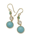 Ippolita 18k Lollipop&reg; Small Three-stone Drop Earrings In Flirt