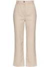 MARYAM NASSIR ZADEH WILLOW HOUNDSTOOTH WOOL TROUSERS