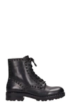 ASH BLACK WOLF STUDDED BOOTS,10687014