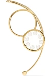 DELFINA DELETTREZ 18-karat gold, pearl and diamond earring