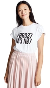 RED VALENTINO FORGET ME NOT TEE