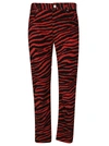 ISABEL MARANT ÉTOILE ISABEL MARANT ÉTOILE ZEBRA PRINT TROUSERS,10687433