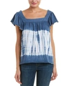 CHASER FLOUNCY SQUARE NECK TOP,714232537691