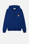 AMI ALEXANDRE MATTIUSSI HOODIE WITH PATCH SMILEY,SMIJ01973012815569