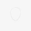 Shay 18k White Gold Love Diamond Necklace In Metallic