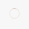 Gigi Clozeau 18kt Rose Gold Classic Gigi Baby Pink Beaded Bracelet In Pink