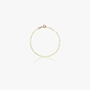 Gigi Clozeau 18kt Rose Gold Classic Gigi Lime Green Beaded Bracelet In Yellow