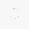 Gigi Clozeau 18kt Rose Gold Classic Gigi White Beaded Bracelet In White