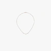 Gigi Clozeau 18kt Rose Gold Mini Gigi Diamond And Black Beaded Necklace In Black