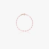 Gigi Clozeau 18kt Rose Gold Classic Gigi Madone Baby Pink Bracelet In Pink