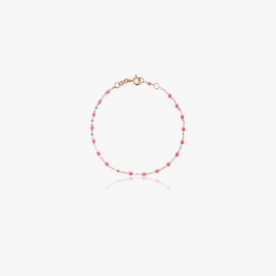Gigi Clozeau Pink Madone Rose Gold Bracelet In Pink