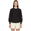 SEE BY CHLOÉ SEE BY CHLOE BLACK LACE DETAIL T-SHIRT